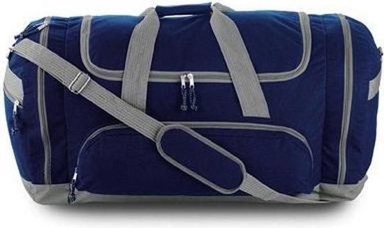 Grand sac de sport bleu