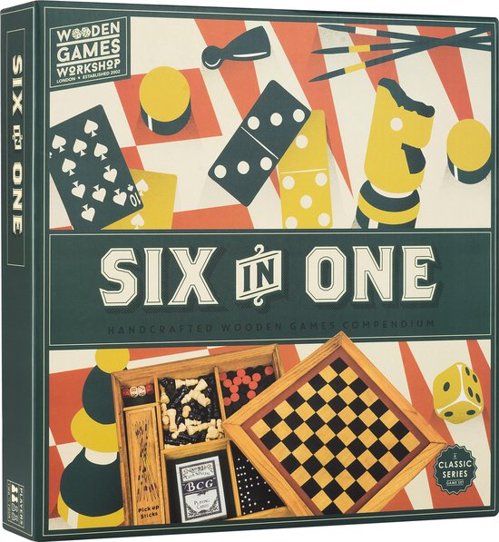 Boek: Six in One - Bordspel, geschreven door Professor Puzzle