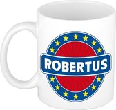 Robertus naam koffie mok / beker 300 ml  - namen mokken