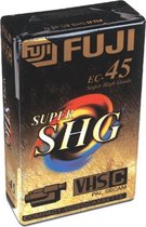 FUJI VHS-C EC45 SUPER HIGH GRADE VHS-C videocassette voor camera 45 min