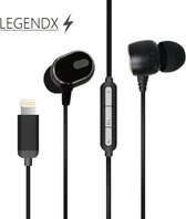 DrPhone LEGENDX A11 - MFI Gecertificeerde In-Ear Oordoppen met Lightning aansluiting - Zwart