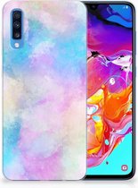 Housse TPU Silicone Etui pour Samsung Galaxy A70 Coque Téléphone Aquarelle Lumière