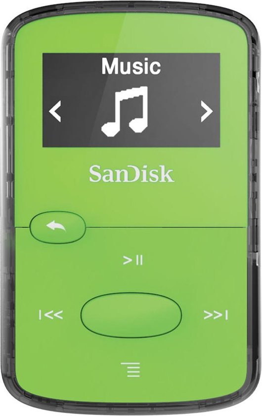 Sandisk Mp3 Clip Jam - Lecteur MP3 8 Go - Vert | bol.com