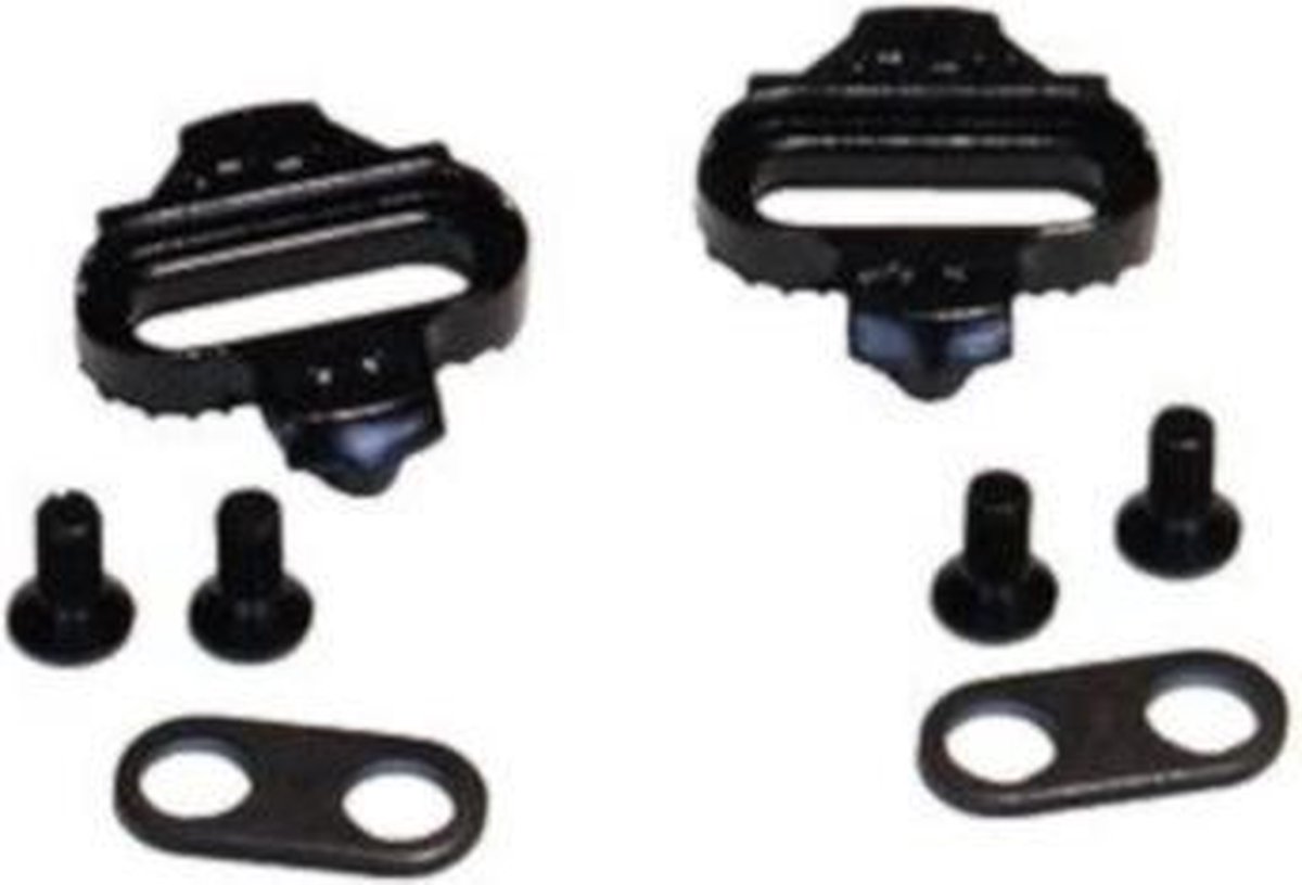 Vwp Schoenplaatjes Spd Shimano Systeem Zwart Per Set