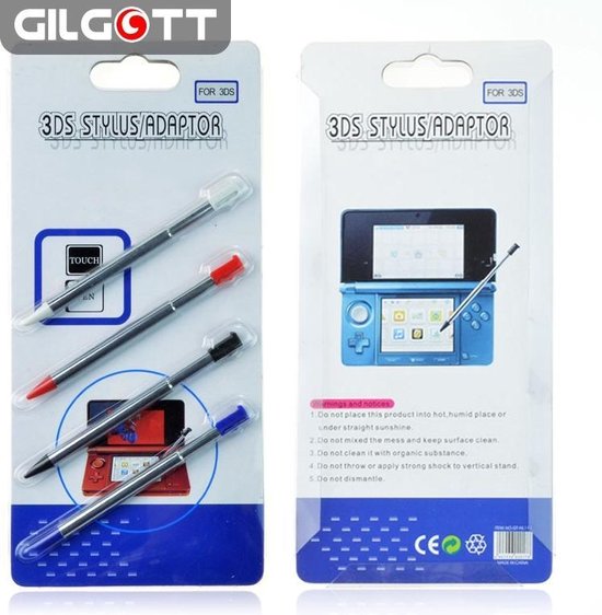 3DS Uitschuifbare Stylus set 4 stuks
