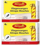 8× Attrape-mouche Aeroxon avec bande adhésive 22 cm – Bandes antimouches écologiques 8 pièces – Anti-insectes – Lutte contre les insectes