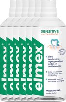 Elmex Sensitive Tandspoeling 6x 400 ml - Voordeelverpakking