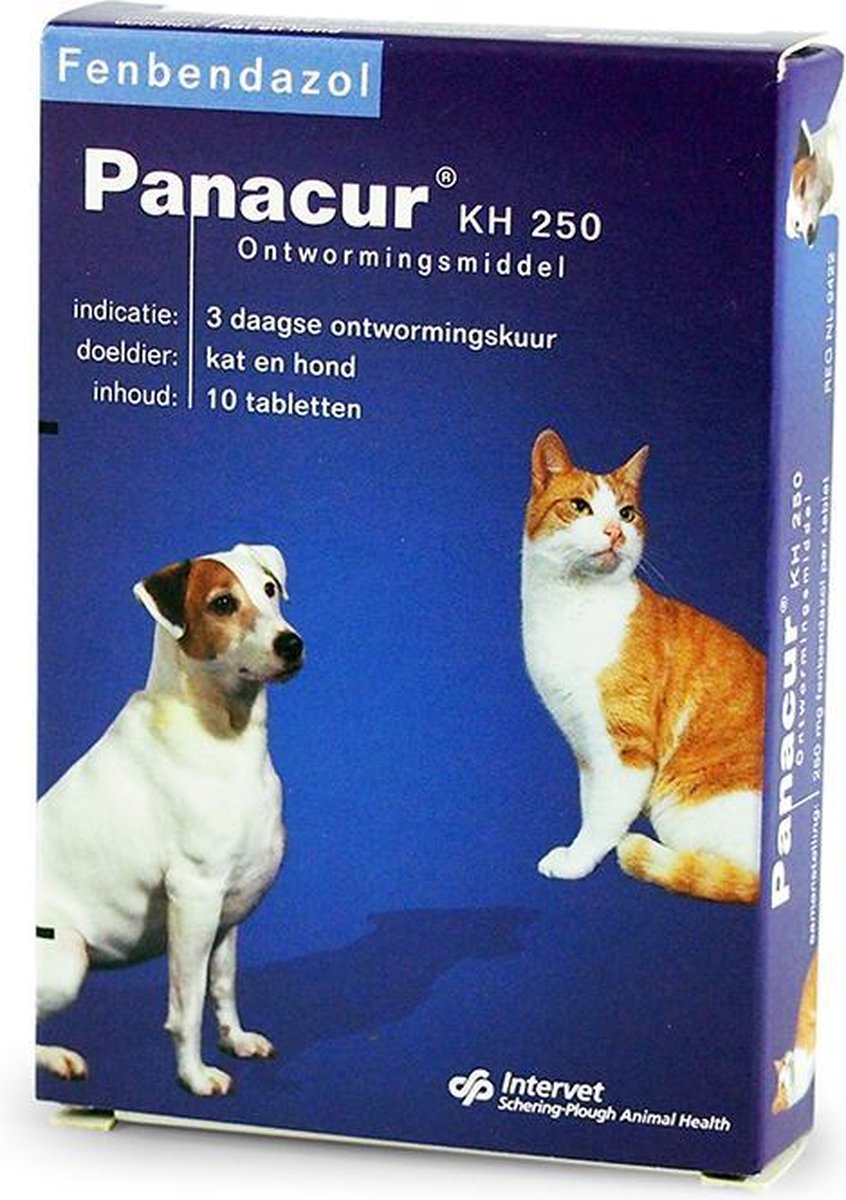 panacur giardia hond)