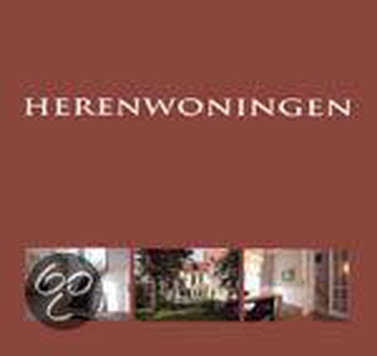 Livre 'Herenwoningen' avec images de demeures seigneuriales.