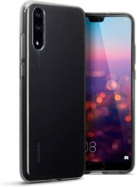 Huawei P20 Hoesje - Siliconen Back Cover - Transparant