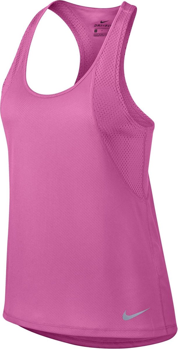 Nike Running Tanktop W Sporttop - Maat M - Vrouwen - roze | bol.com