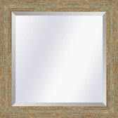 Brocante spiegel Brittany Grijsgroen small 39mm   Buitenmaat 38x160cm