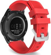 YONO Classic Bandje 22mm - Horlogebandje geschikt voor Samsung Galaxy Watch 46mm / 3 (45mm) / Gear s3 - Polar Vantage M2 / Grit X - Huawei Watch GT 3 (pro) / 2 - Amazfit GTR - Rood