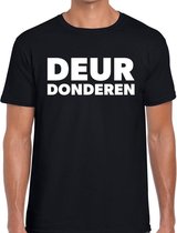 Deur donderen t-shirt - zwart Achterhoek festival shirt voor heren XL
