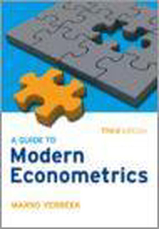 A Guide To Modern Econometrics - cover