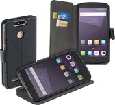 MP Case zwart book case style voor ZTE Blade V8 Lite wallet case