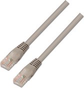 Câble réseau cordon de brassage RJ45 LSZH Cat.6 UTP AWG24, gris, 3,0 mètres, sans halogène, 10/100/1000 Mbit/s