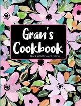 Gran's Cookbook Black Wildflower Edition