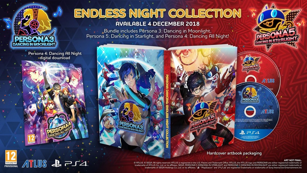Persona Dancing All Night Collection (Persona Dancing 3 + 4 + 5) - PS4