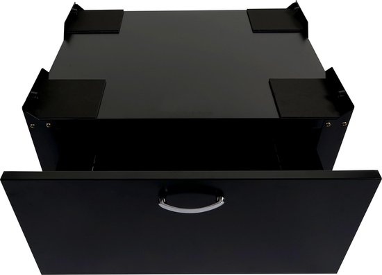 en.casa Wasmachine sokkel verhoger met legplank 63x54x31 wit | HUISHOUDELIJK (OVERIG) | Wij