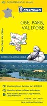 Oise / paris / val d ' oise 11305 carte ' local ' ( France ) michelin kaart