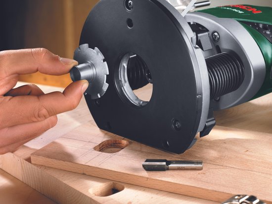 Bosch POF 1400 ACE bovenfrees incl. 6-delige frezenset in koffer - 1400W