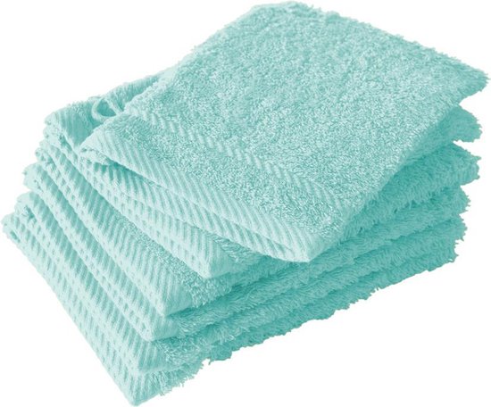 De Witte Lietaer - Hélène - Débarbouillettes - 15x21 cm - Lot de 6 - Plume