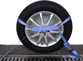Autotransportspanband blauw Type TB 50 mm met tussenband