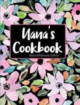 Nana's Cookbook Black Wildflower Edition