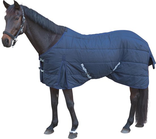 Bucas Irish Turnout 50 Navy/gold - dierenvriendshop