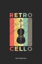 Cello Instrument Art Graphic Notebook