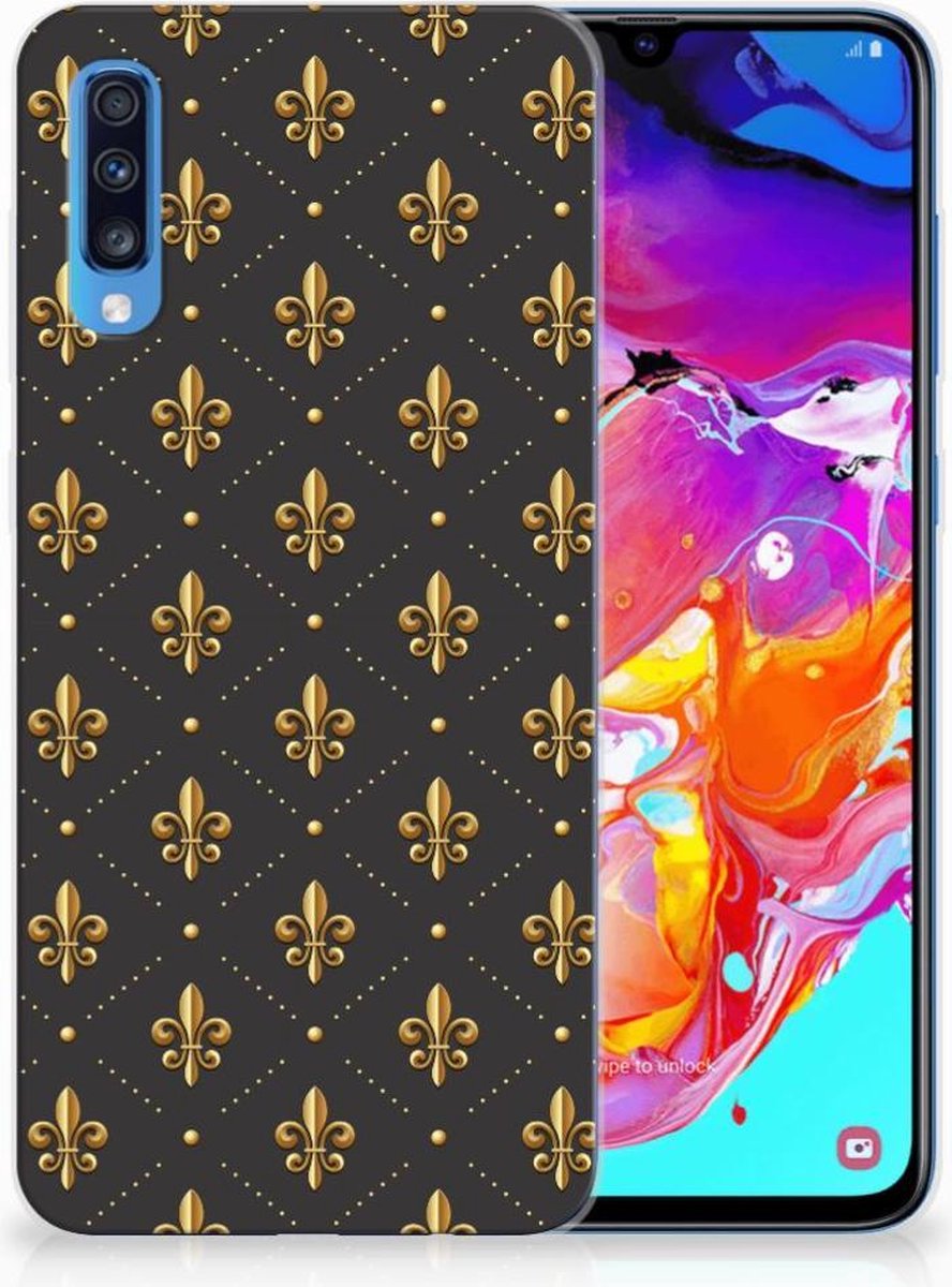 Samsung Galaxy A70 TPU bumper Franse Lelie