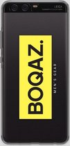 BOQAZ. Huawei P10 hoesje - Labelized Collection - Yellow print BOQAZ