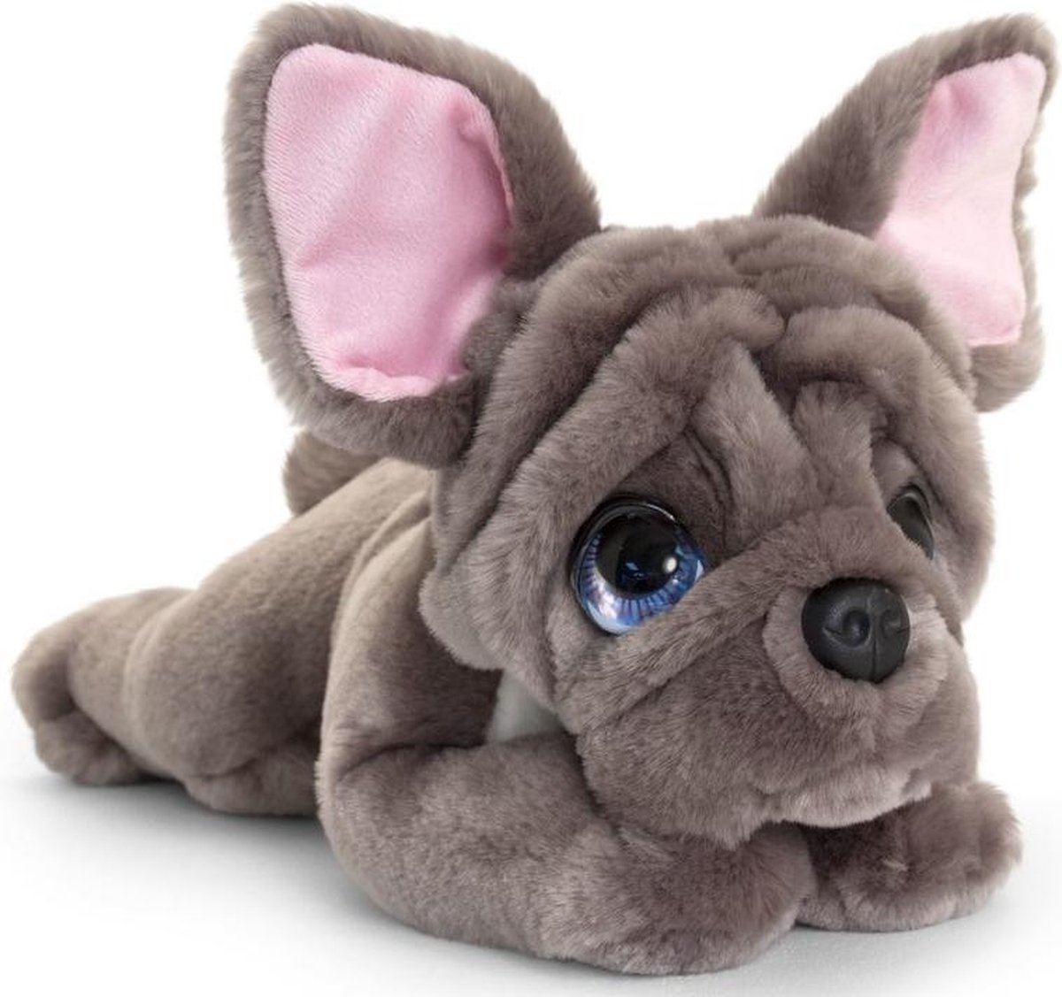 Keel Toys pluche Franse bulldog grijs honden knuffel 32 cm - Honden  knuffeldieren -... | bol.com