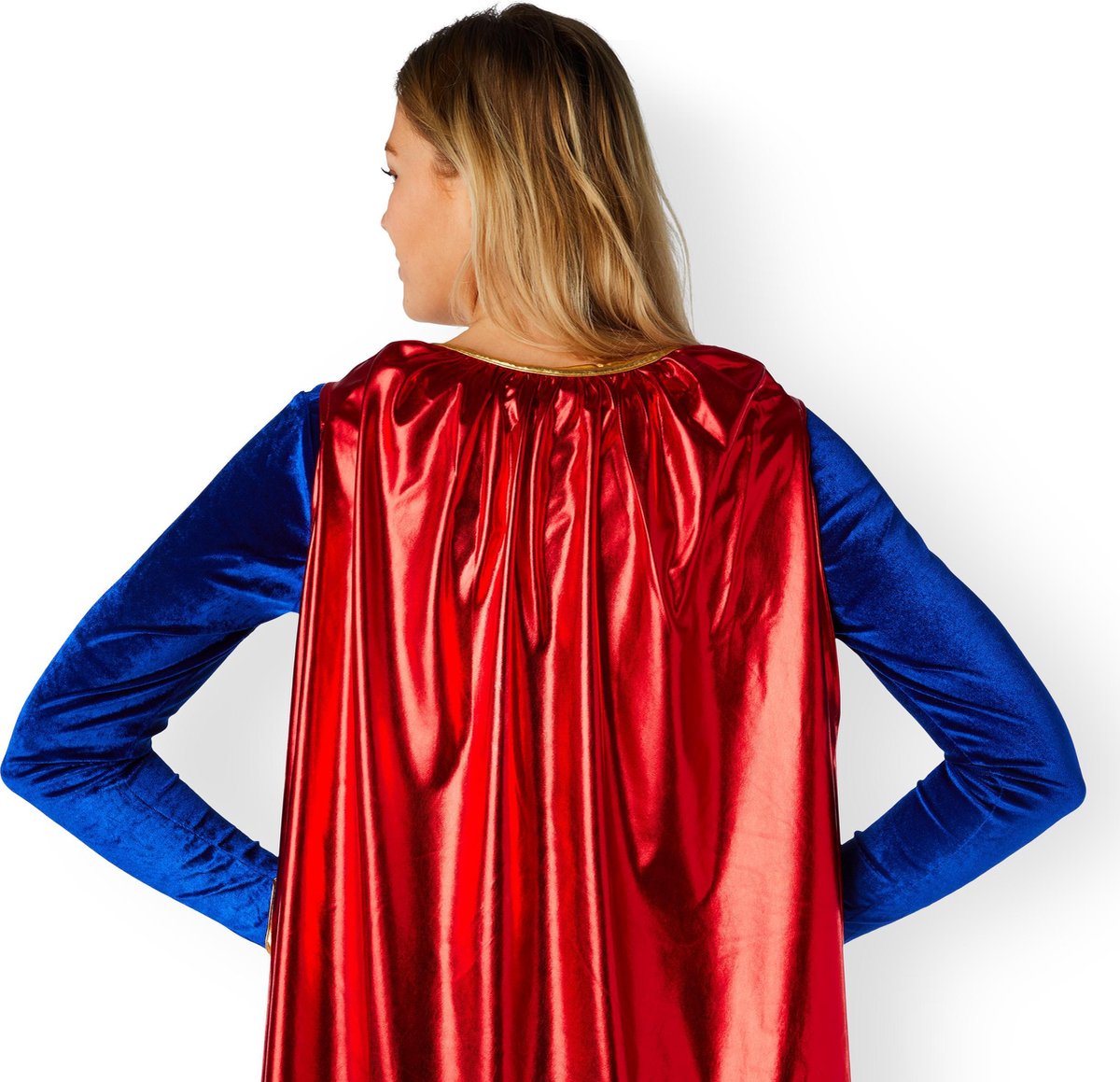 Rubie's Verkleedjurk Supergirl Dames Polyester Blauw 4-delig Mt M — afbeelding 6
