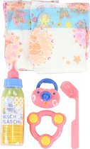 Heless Babypop Verzorgingsset 6-delig Roze
