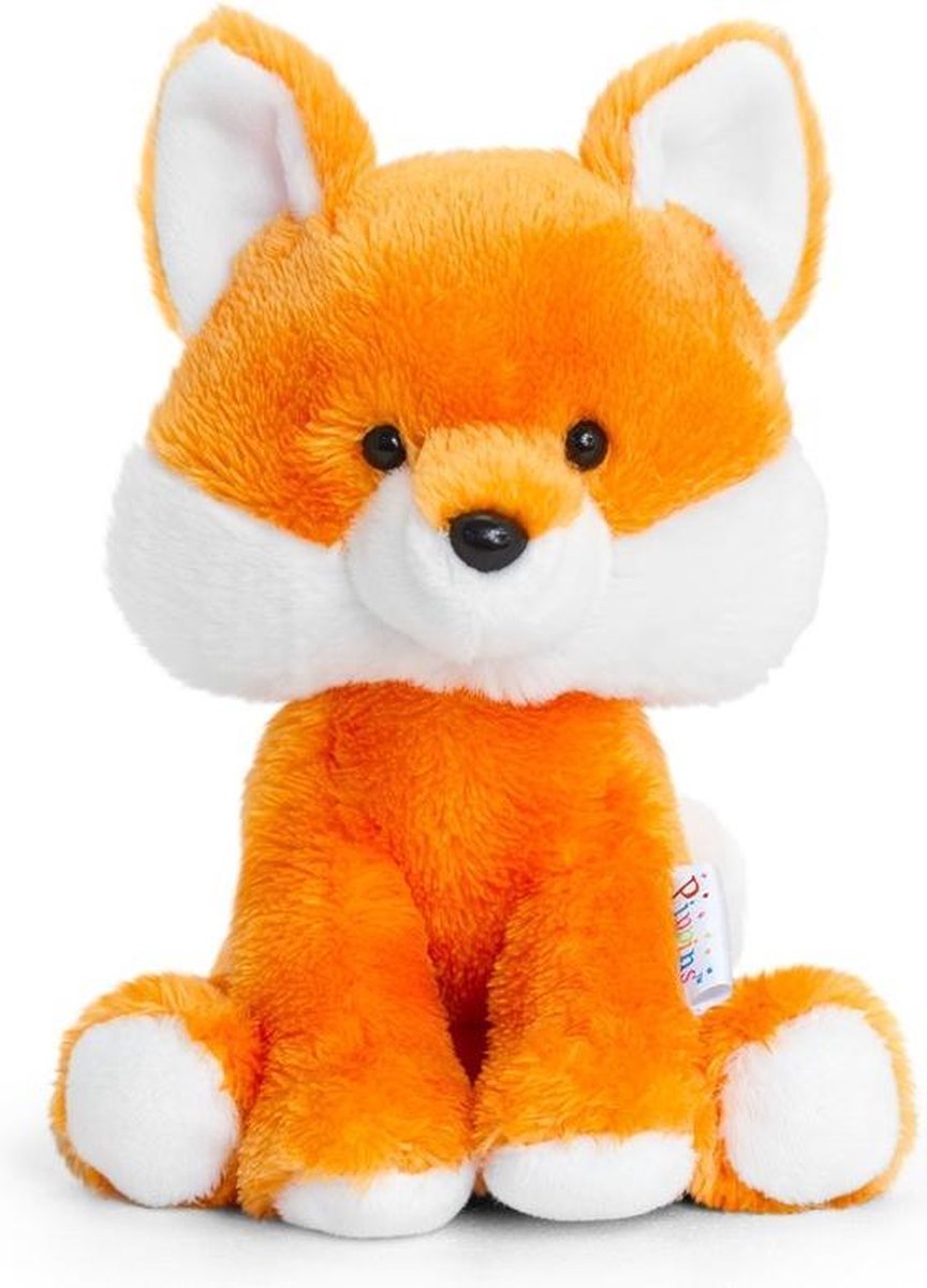Keel Toys pluche oranje Vos knuffel 14 cm - Vos bosdieren knuffeldieren - Speelgoed voor kind - Keel Toys