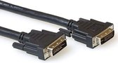 ACT AK3953 Adaptateur de câble vidéo DVI-I DVI-I Zwart 1,5 m