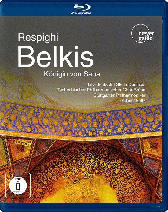 Cover van de film 'Ottorino Respighi - Belkis - The Queen of Sheba - World Premiere [Blu-ray]'