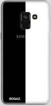 BOQAZ. Samsung Galaxy A8 hoesje - half wit