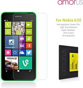 AMORUS 9H Screenprotector Tempered Anti-explosie voor Nokia Lumia 630