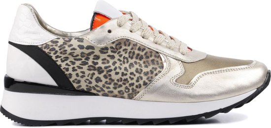 suiker stropdas Rationeel Hip Vrouwen Sneakers - D1889 - Goud - Maat 42 | bol.com