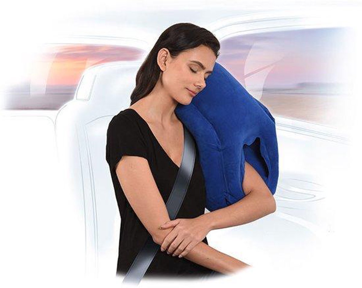 Framehack Opblaasbare Reiskussen - Travel Pillow - Nekkussen - LUXE REISKUSSEN - Multifunctioneel Kussen Voor Onderweg - Compact & Comfortabel - Reizen - vliegen - rondreizen - backpakken - hoofdkussen - Merkloos