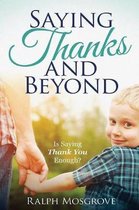 Saying Thanks and Beyond