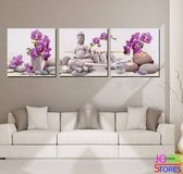 Diamond Painting "JobaStores®" Buddha Orchidee - volledig - 90x30cm