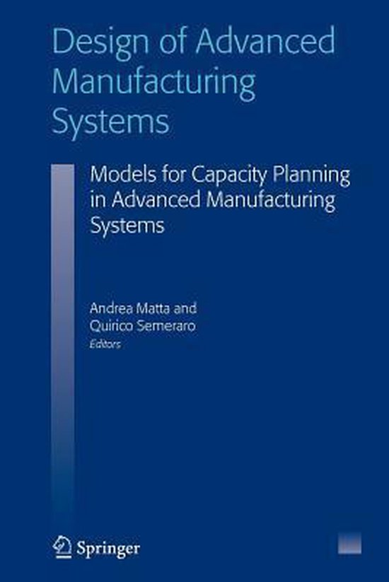 Design of Advanced Manufacturing Systems - cover