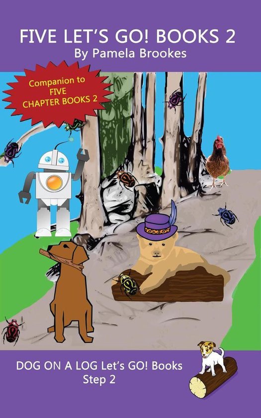 DOG ON A LOG Let's GO! Books Collection Series 2 Five Let's GO! Books