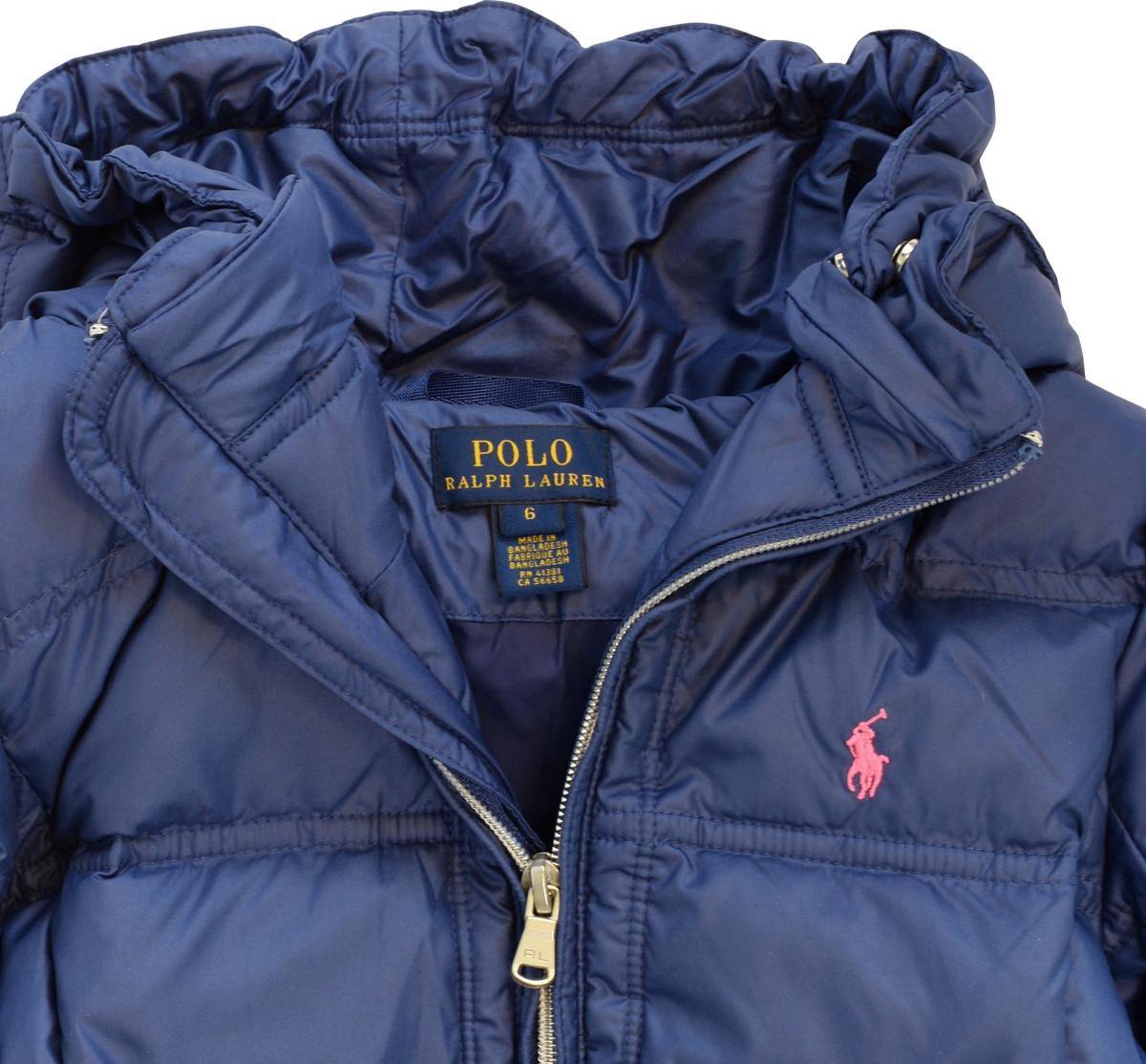 Ralph Lauren Meisjes Donsjas - Donkerblauw - Maat | bol.com