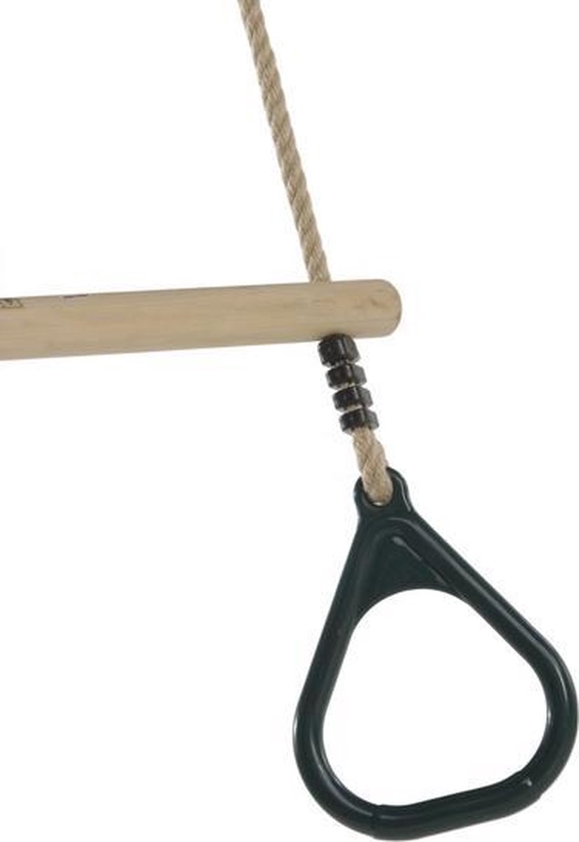 Trapèze à anneaux KBT en bois avec anneaux en plastique violet - Jeux - Jouets