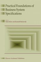 Practical Foundations of Business System Specifications
